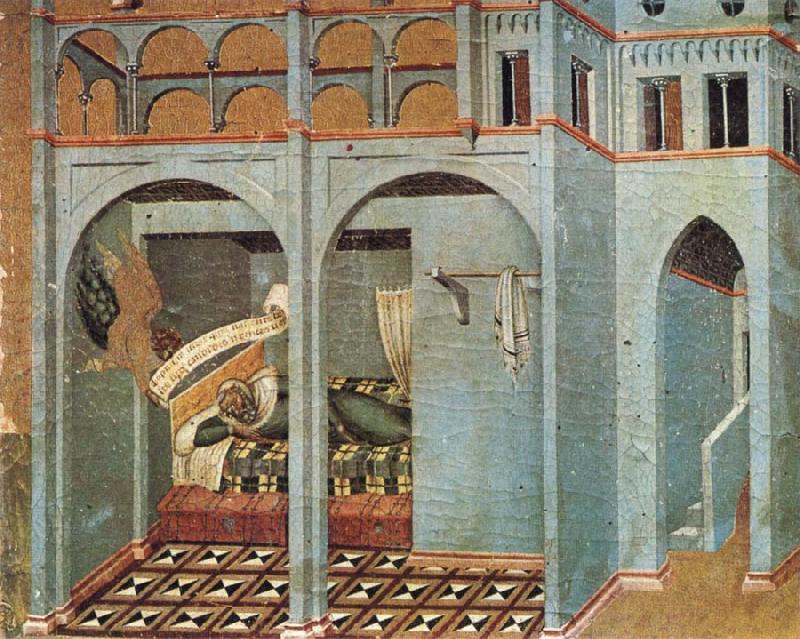 Pietro Lorenzetti Sobach's Dream oil painting image